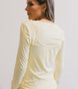 Plain color top in yellow