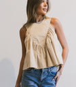 Flowy top in tan
