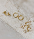 Gold color earrings