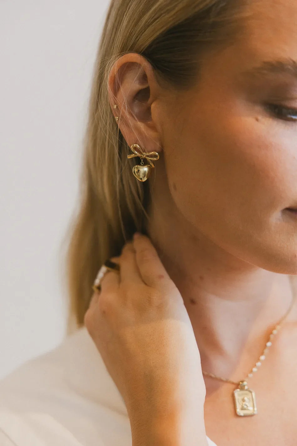 Heart earrings