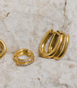 Gold earrings