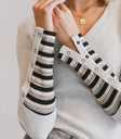 Cuff buttons top in grey